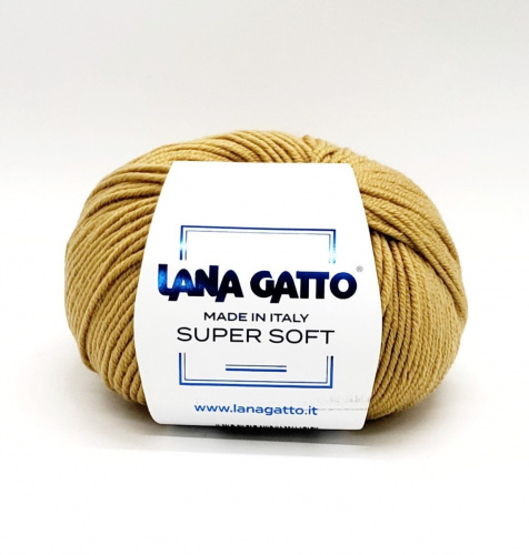 Пряжа Lana Gatto Super Soft,  меринос, 125 м/50 г — фото в интернет-магазине Моточки Клубочки