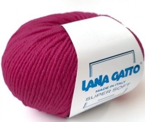 Пряжа Lana Gatto Super Soft,  меринос, 125 м/50 г — фото в интернет-магазине Моточки Клубочки