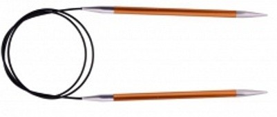 Спицы круговые KnitPro Zing, 40 см, 2-8 мм — фото в интернет-магазине Моточки Клубочки