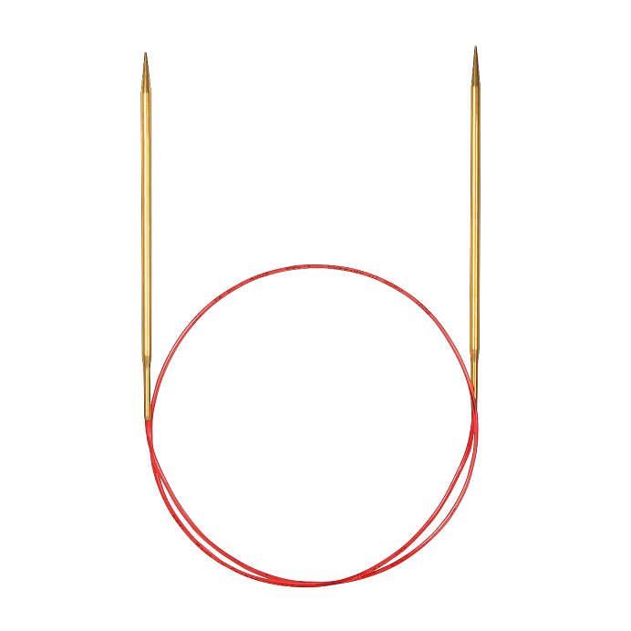Круговые спицы Addi с удлиненным кончиком, 60 см, 2-8 мм — фото в интернет-магазине Моточки Клубочки
