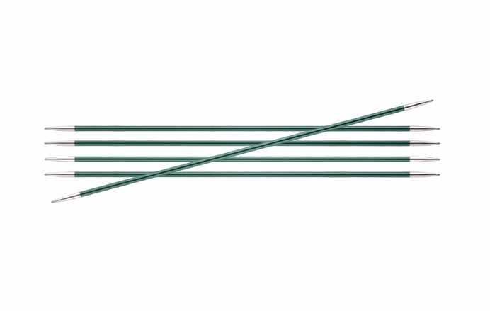 Спицы чулочные KnitPro Zing, 15 см, 2-8 мм — фото в интернет-магазине Моточки Клубочки