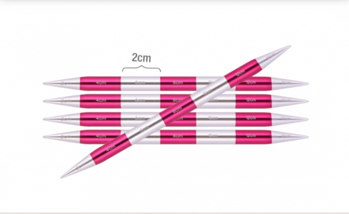 Спицы чулочные KnitPro Smartstix 14 cм, 2-8 мм — фото в интернет-магазине Моточки Клубочки